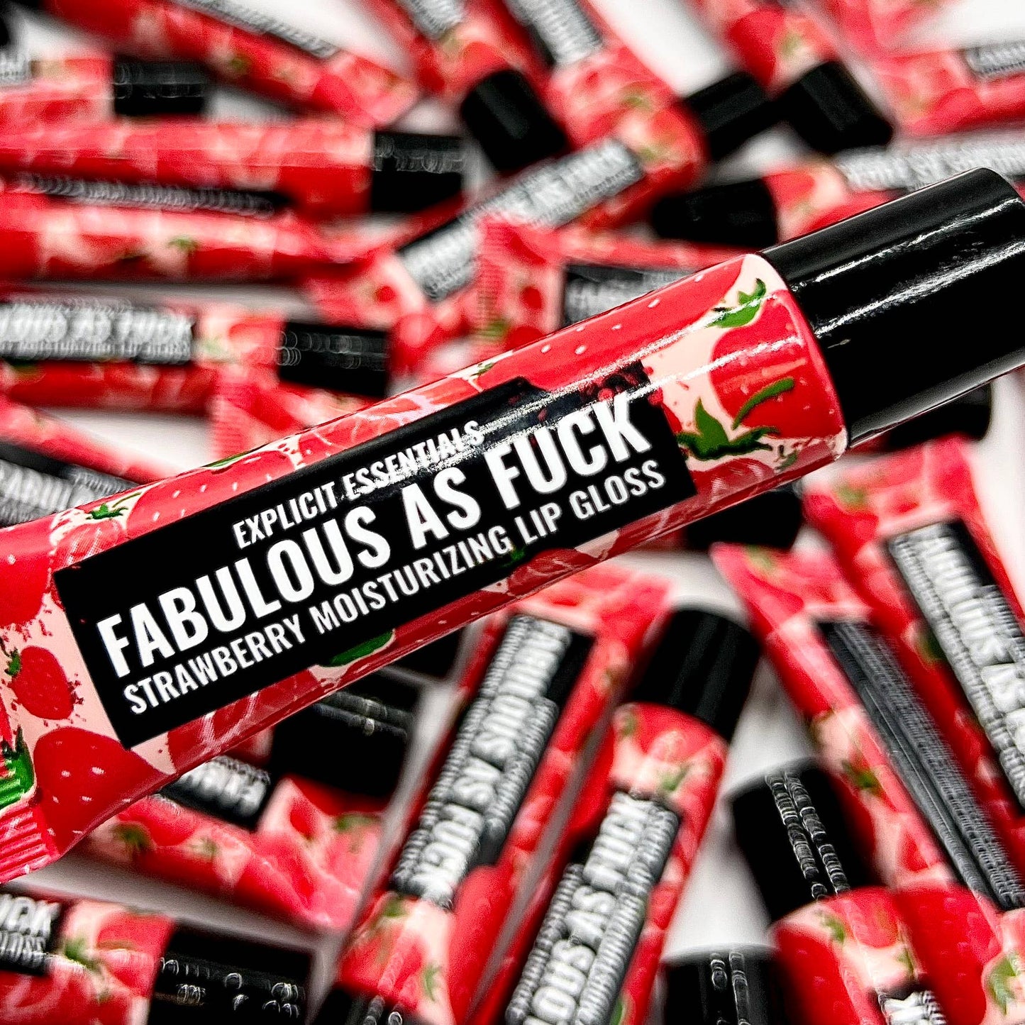 Fabulous As F@ck Strawberry Lip Gloss-Explicit Essentials-The Bullish Store