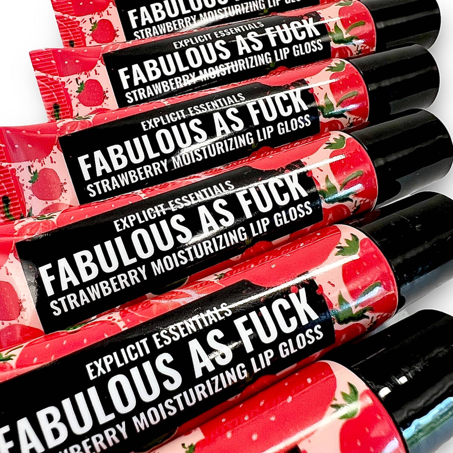 Fabulous As F@ck Strawberry Lip Gloss-Explicit Essentials-The Bullish Store