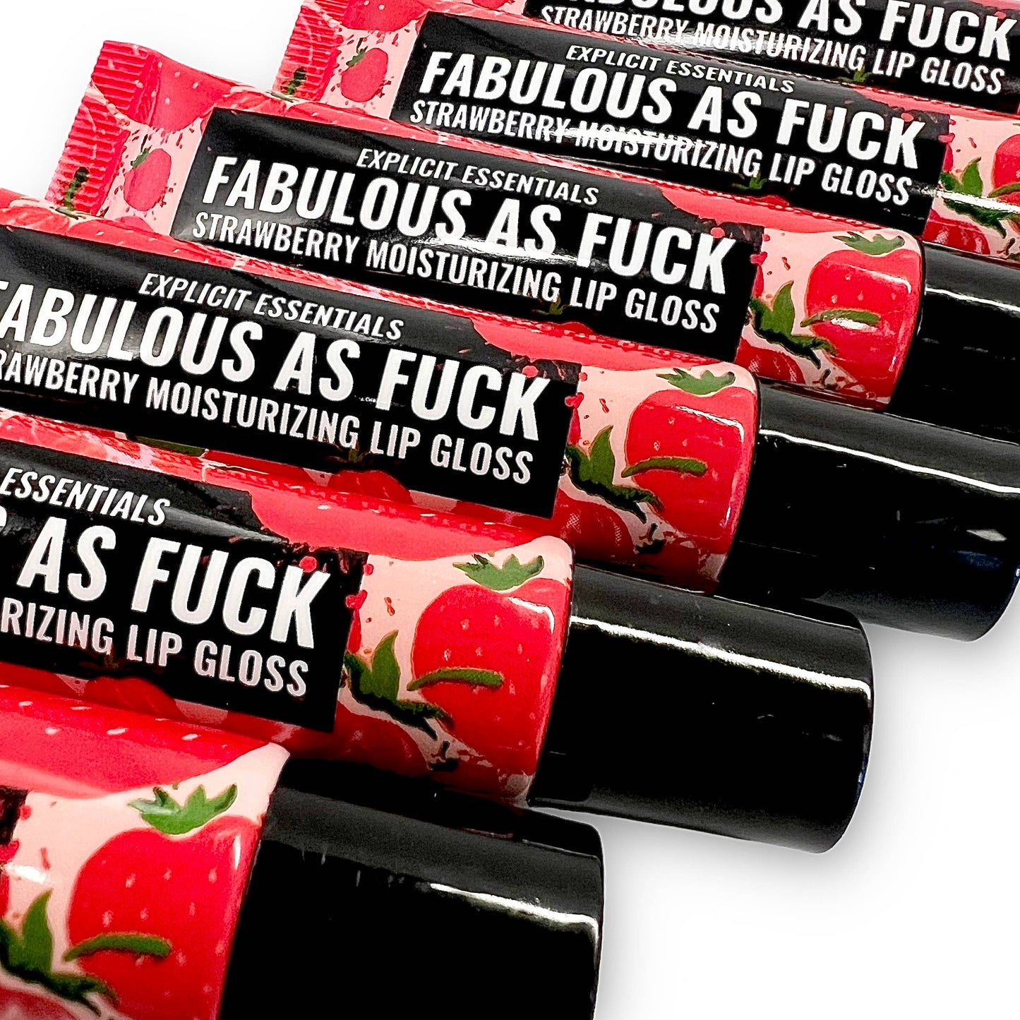 Fabulous As F@ck Strawberry Lip Gloss-Explicit Essentials-The Bullish Store