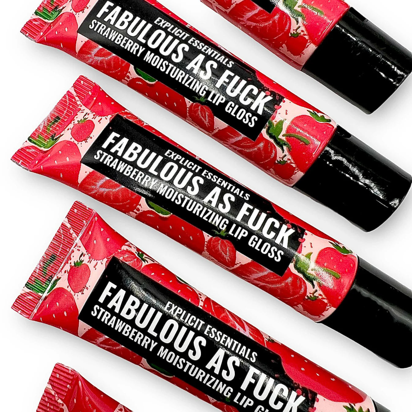 Fabulous As F@ck Strawberry Lip Gloss-Explicit Essentials-The Bullish Store