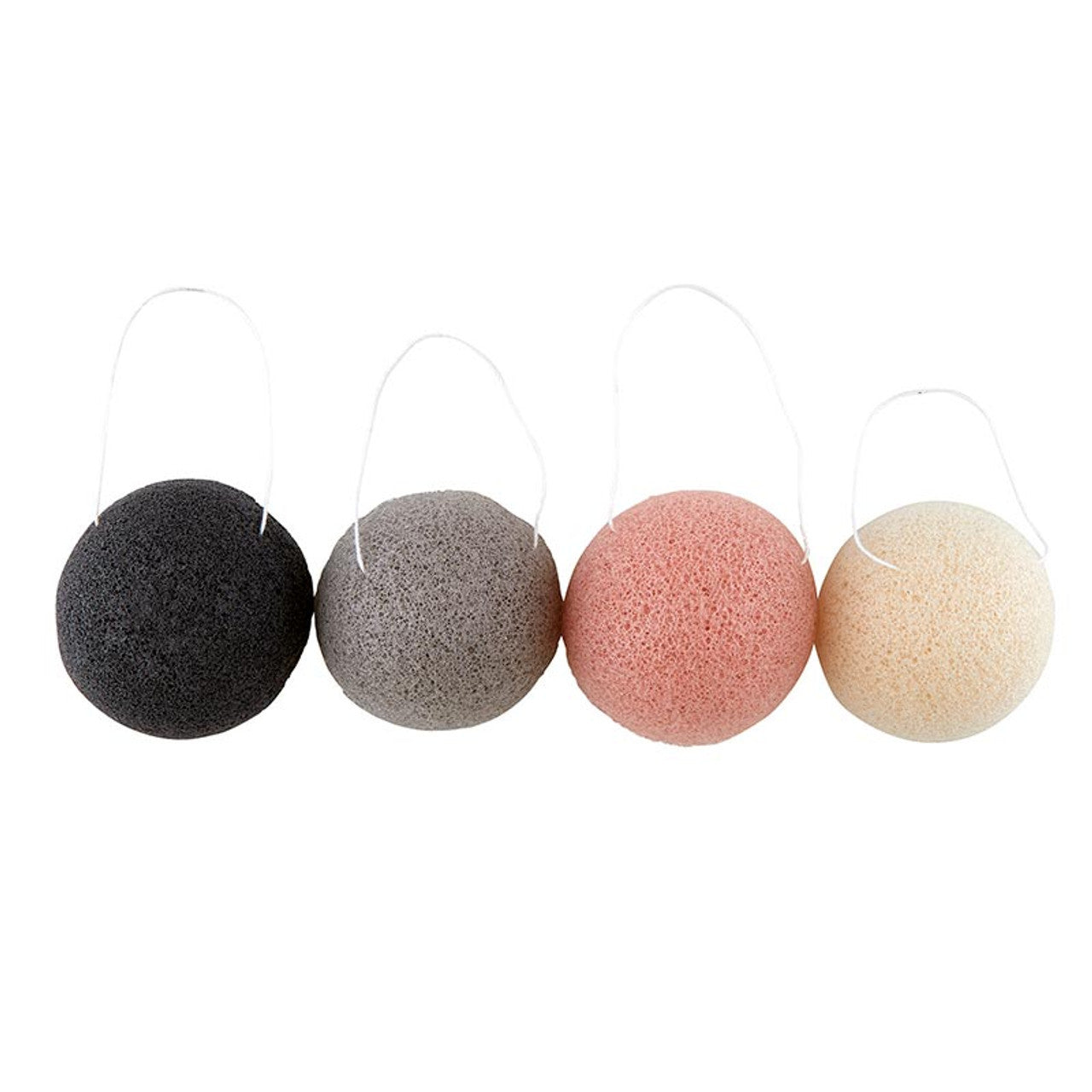 Facial Konjac Sponges Ivory in a Tube | Giftable Skincare Beauty Kit Set