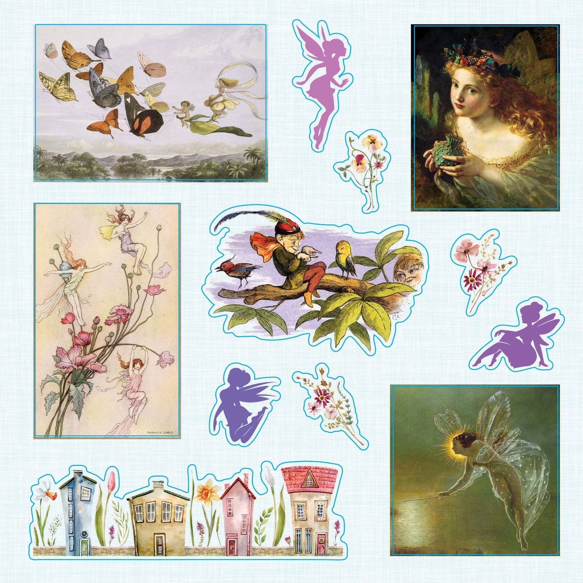 Faerie Kingdom Stickers | An Enchanting Ephemeral Sticker Book | Over 750 Decals