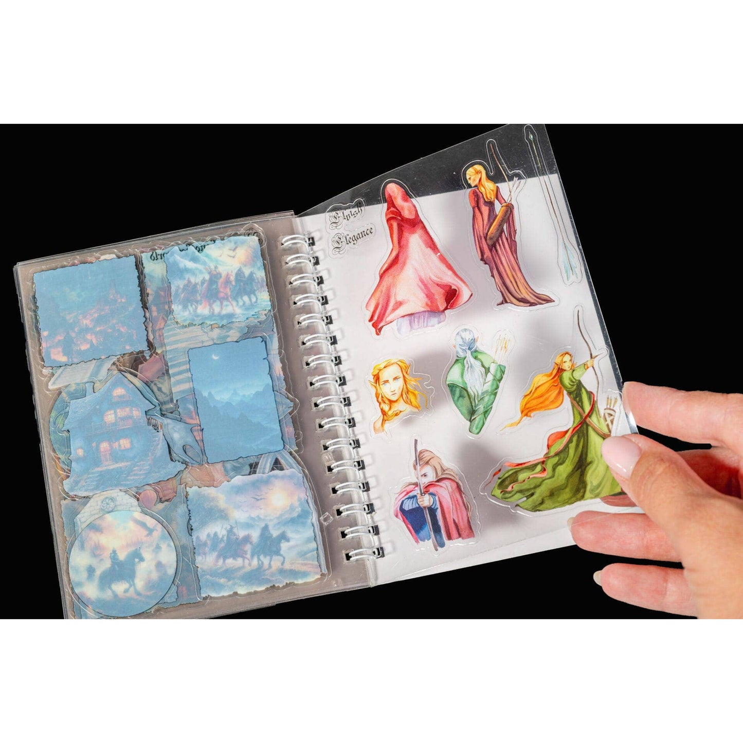 Fantasy Mini Sticker Book | 15 Pages Fiction Decals Collection | 150 x 100 mm