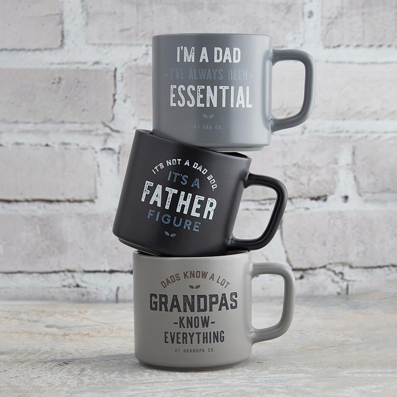 Father Figure Stackable Mug - detail