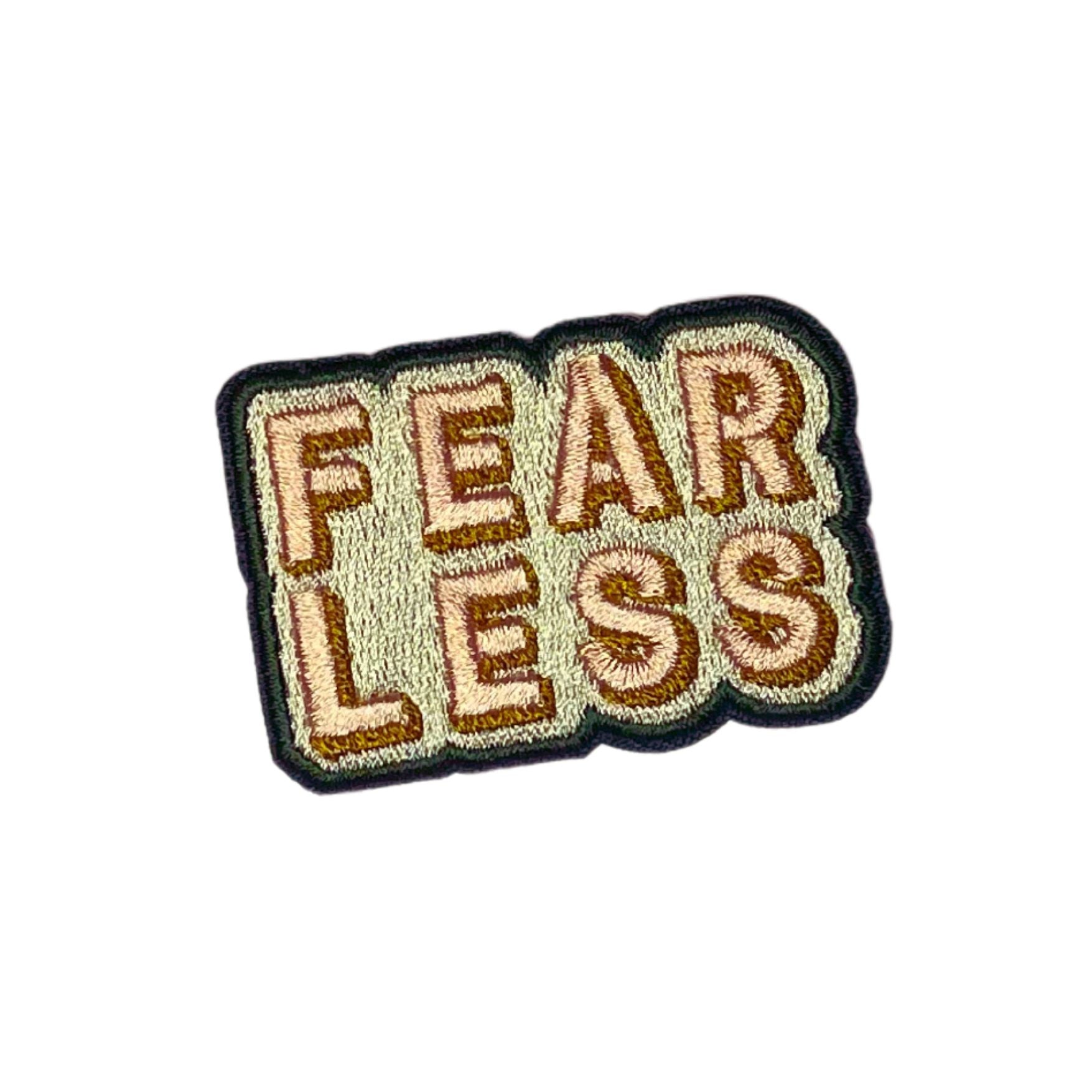 Fearless Iron-on Embroidered Patch | Heat-seal Patches Accessories