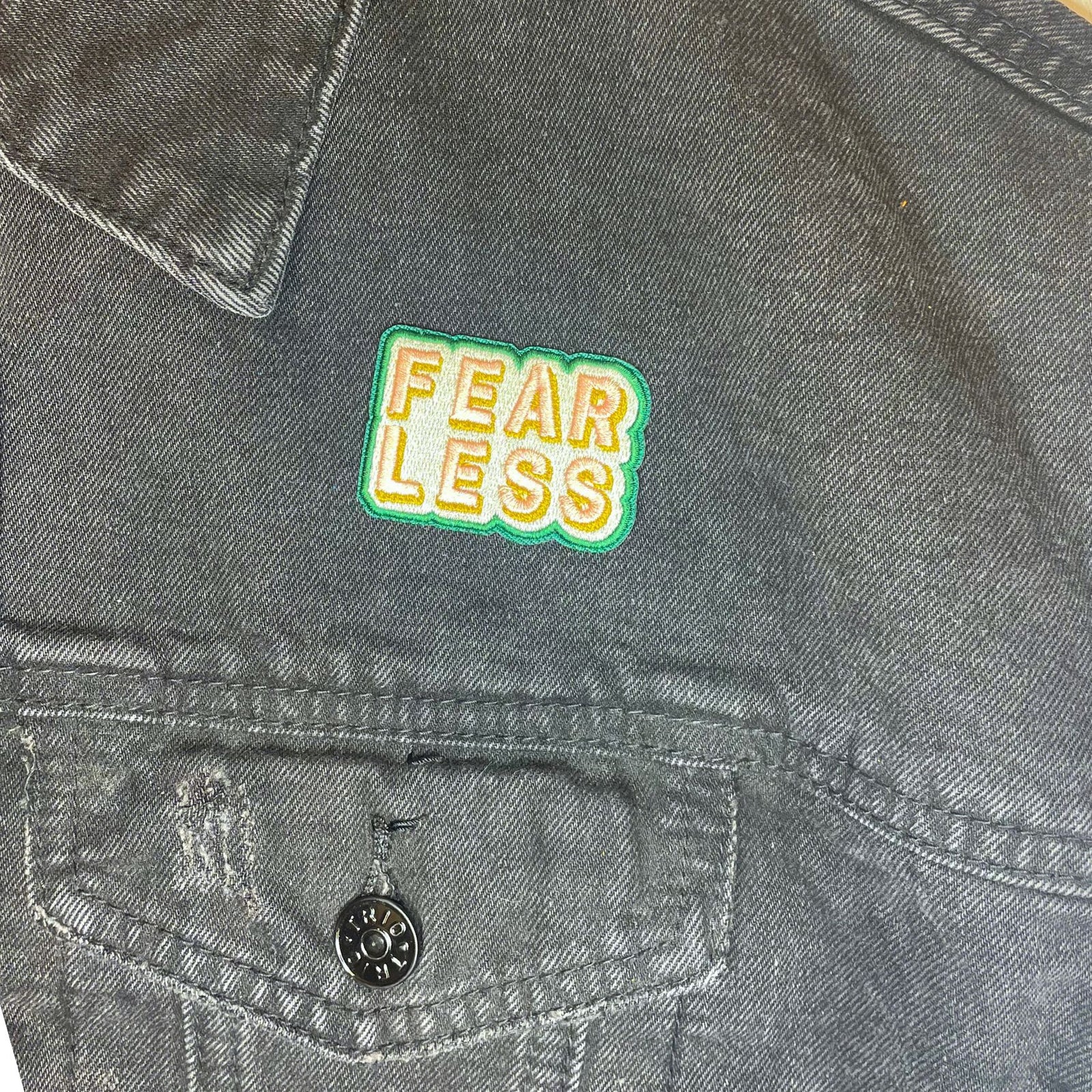 Fearless Iron-on Embroidered Patch | Heat-seal Patches Accessories