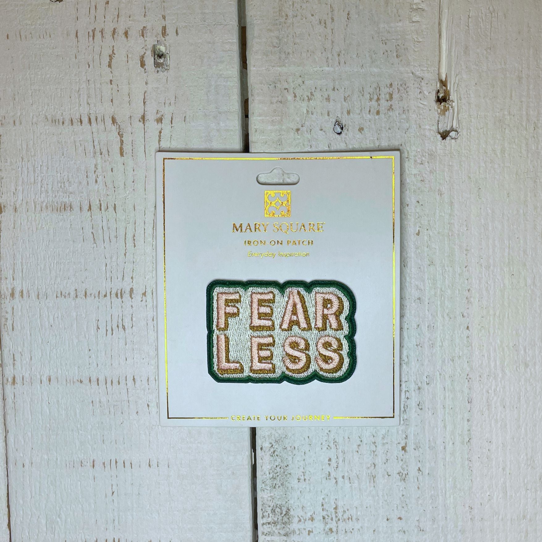 Fearless Iron-on Embroidered Patch | Heat-seal Patches Accessories