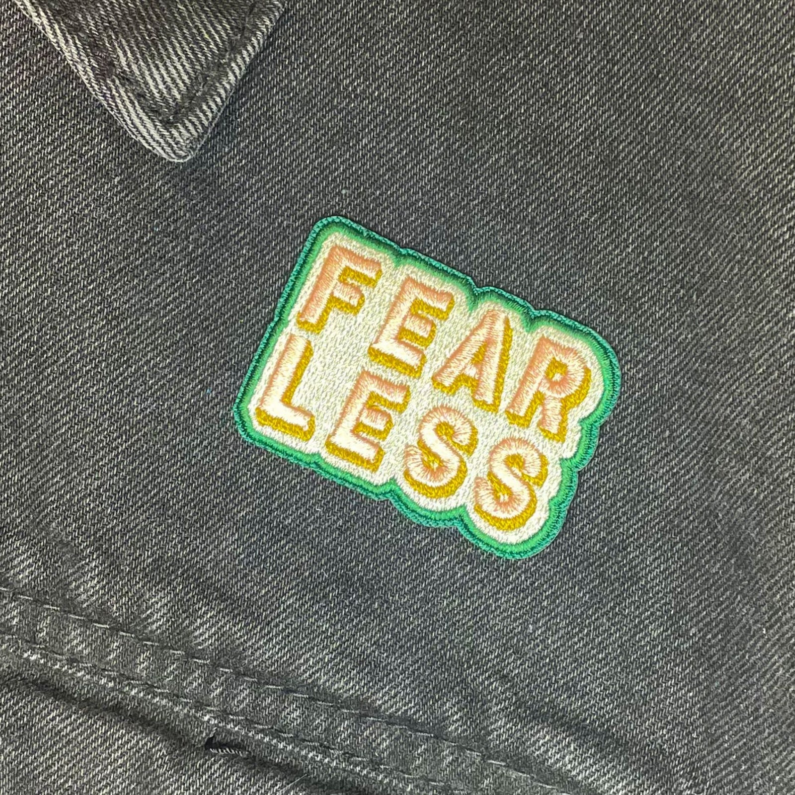 Fearless Iron-on Embroidered Patch | Heat-seal Patches Accessories