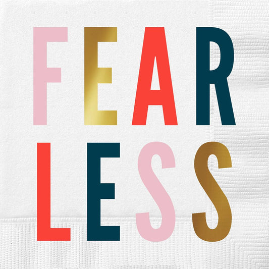 Fearless Party/Beverage/Cocktail Napkins | 5" Square