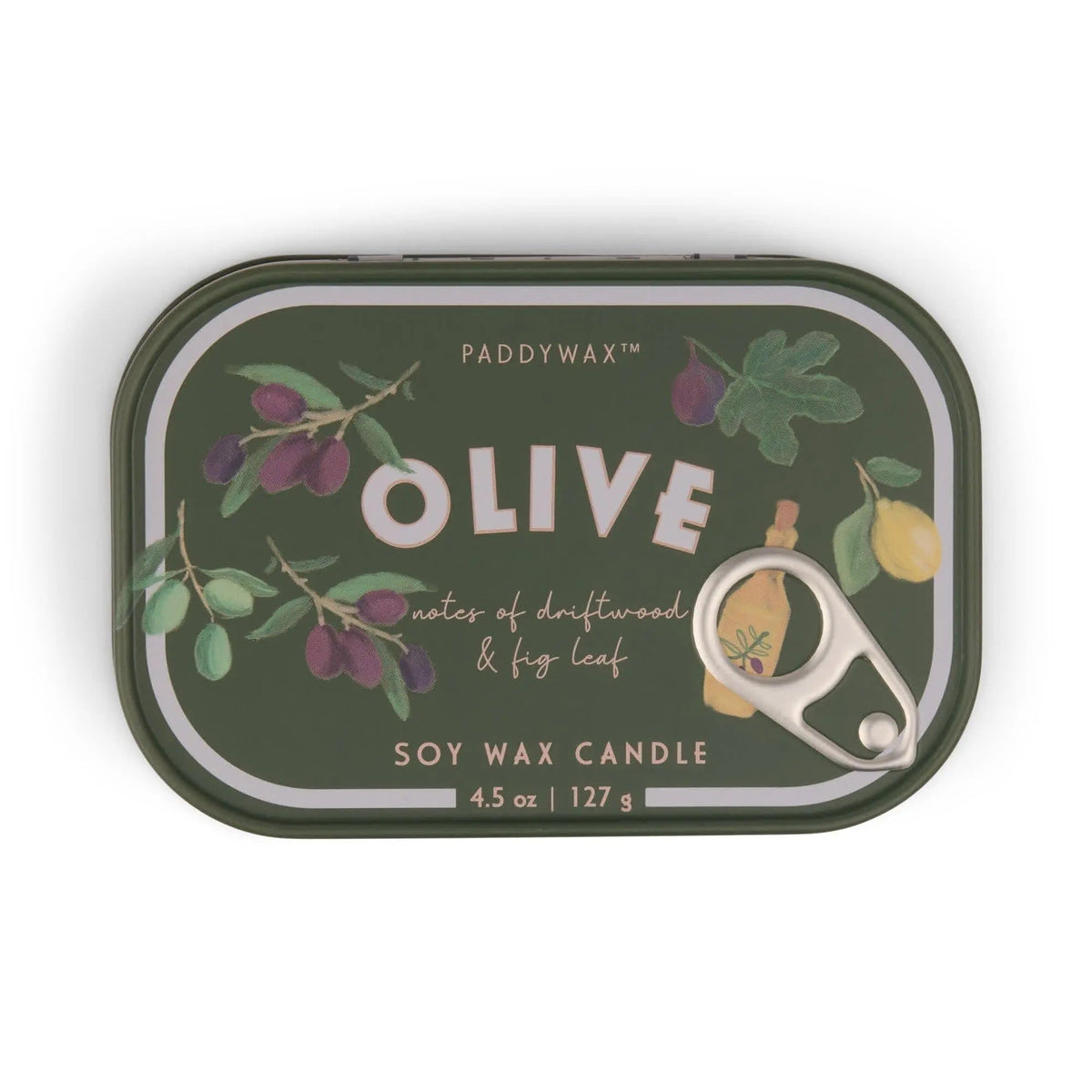 Fig and Olive Bistro Tin Candle