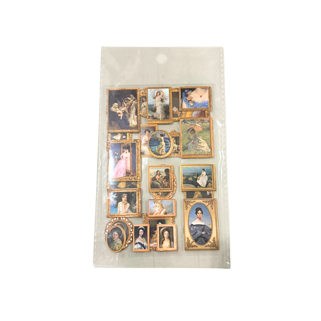 Figures 3D Stereoscopic Stickers | Set of 2 Sticker Sheets-Ieebee-The Bullish Store