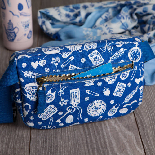 Finders Keepers Cotton Canvas Hip Bag | Adjustable Strap Waist Belt Bag Fanny Pack