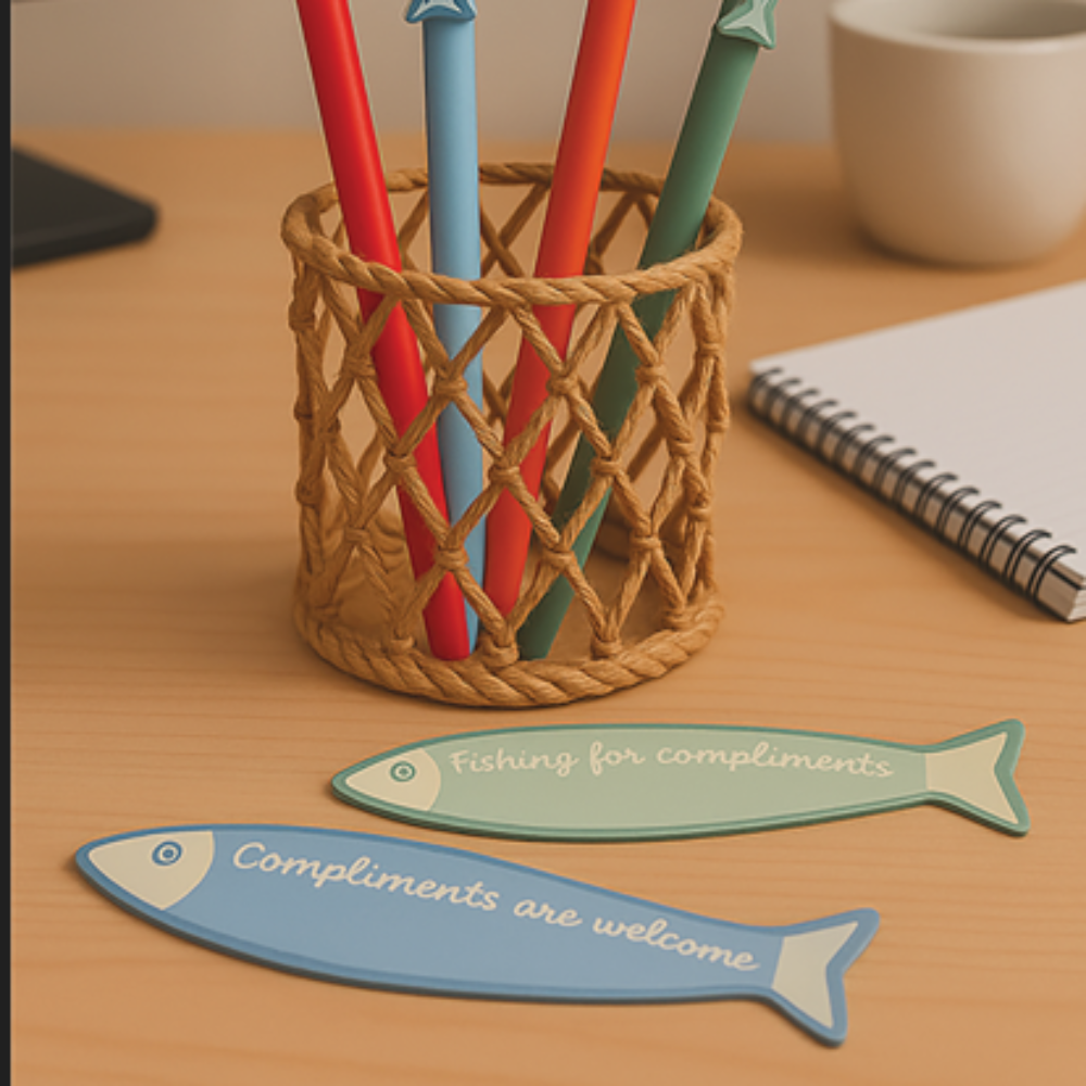 Fishing for Compliments Sticky Notes