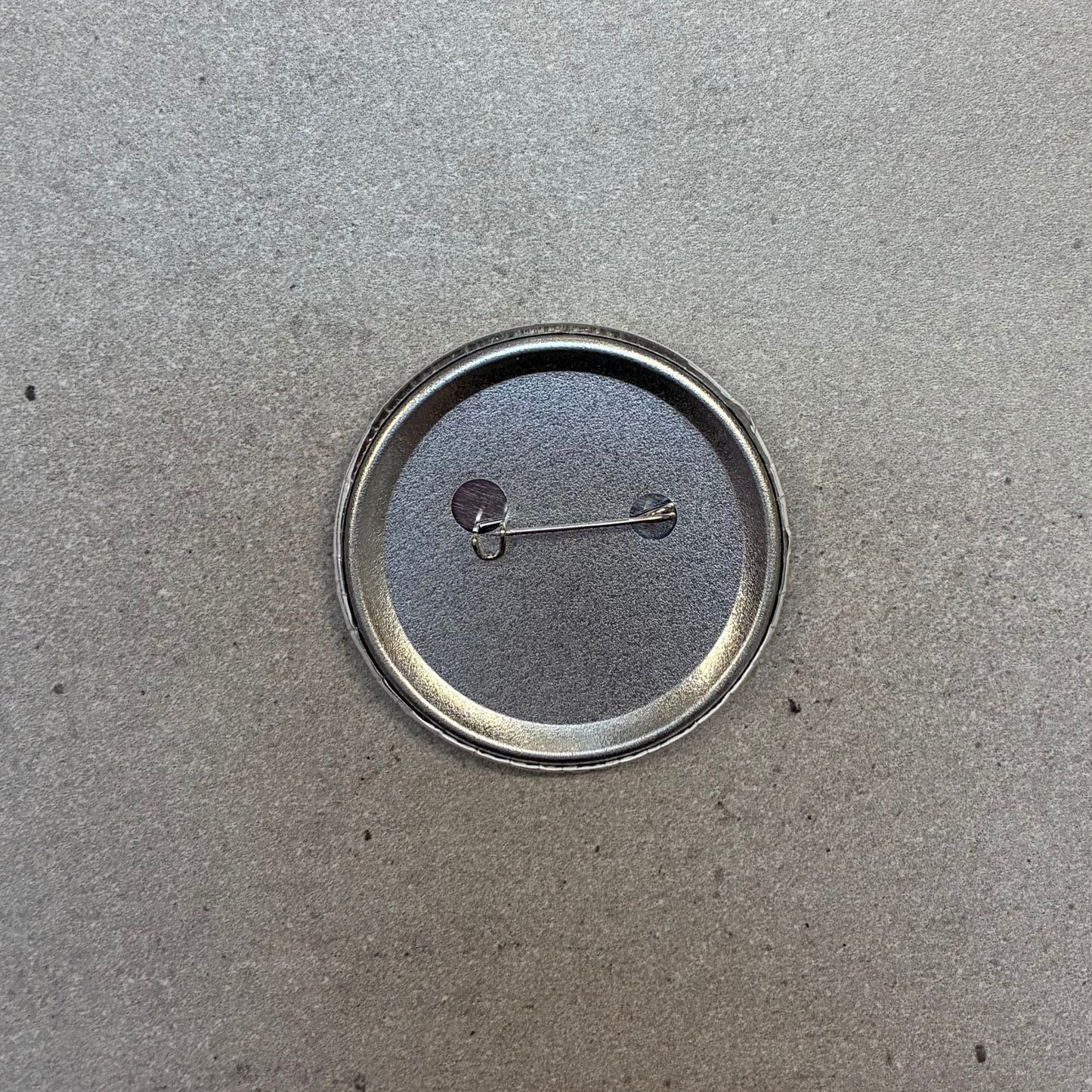 Flat Earth Society Metal Pinback Button | 2.25"