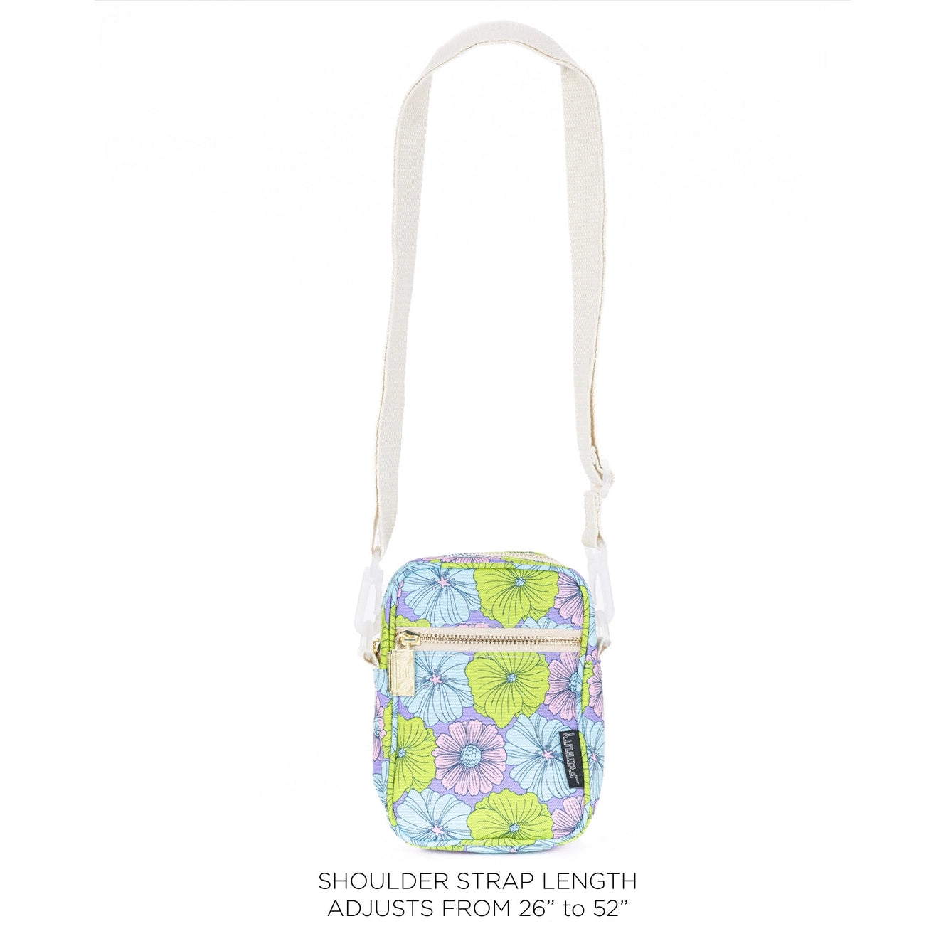 Floral '70s Crossbody Mini Brick Bag | Made of 100% Recycled Bottles