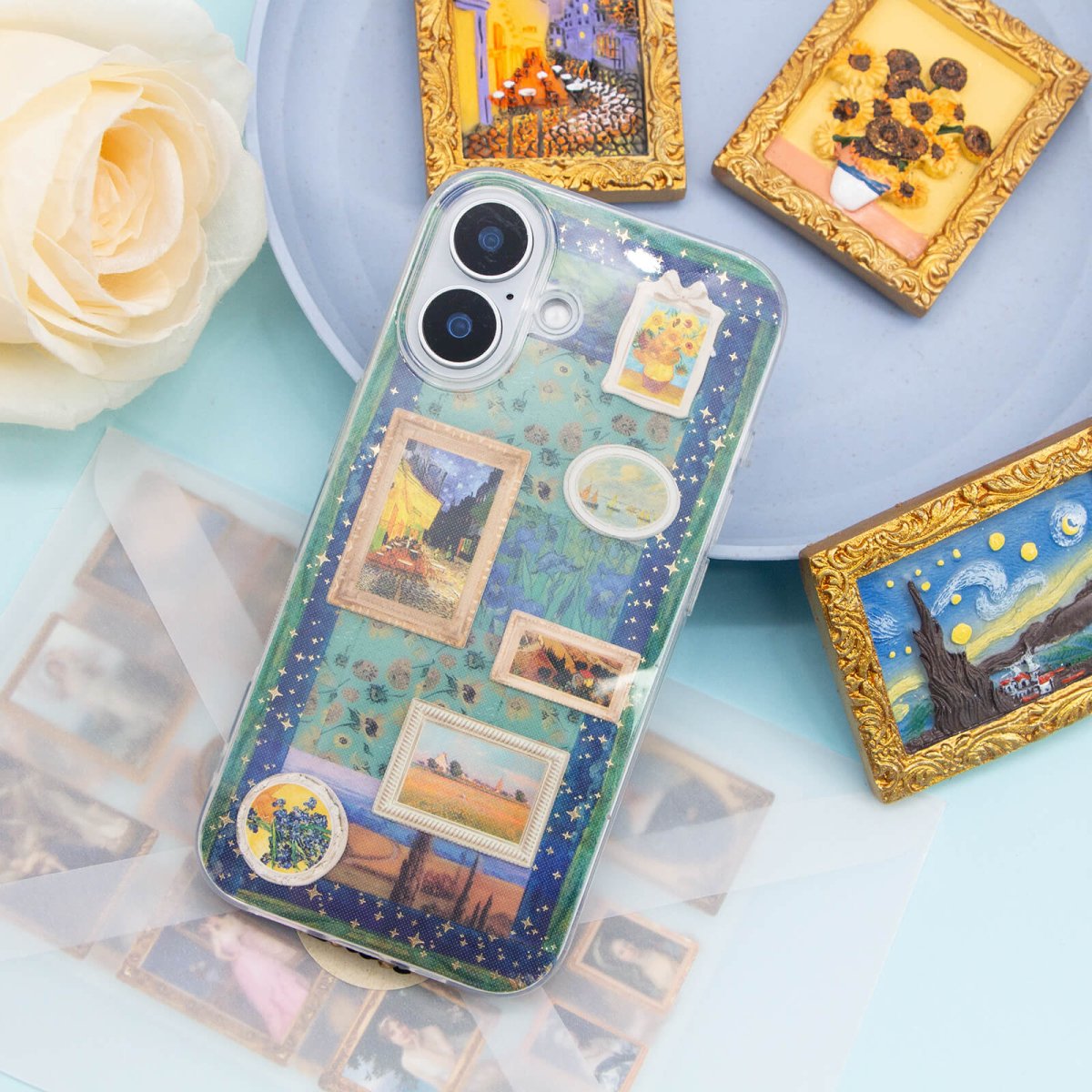 Morandi 3D Stereoscopic Stickers | Sticker Sheet