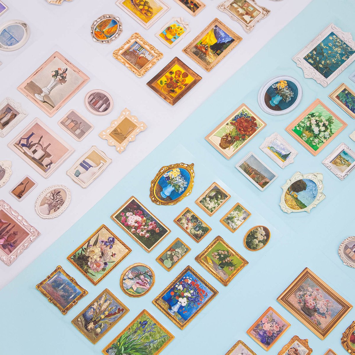 Morandi 3D Stereoscopic Stickers | Sticker Sheet