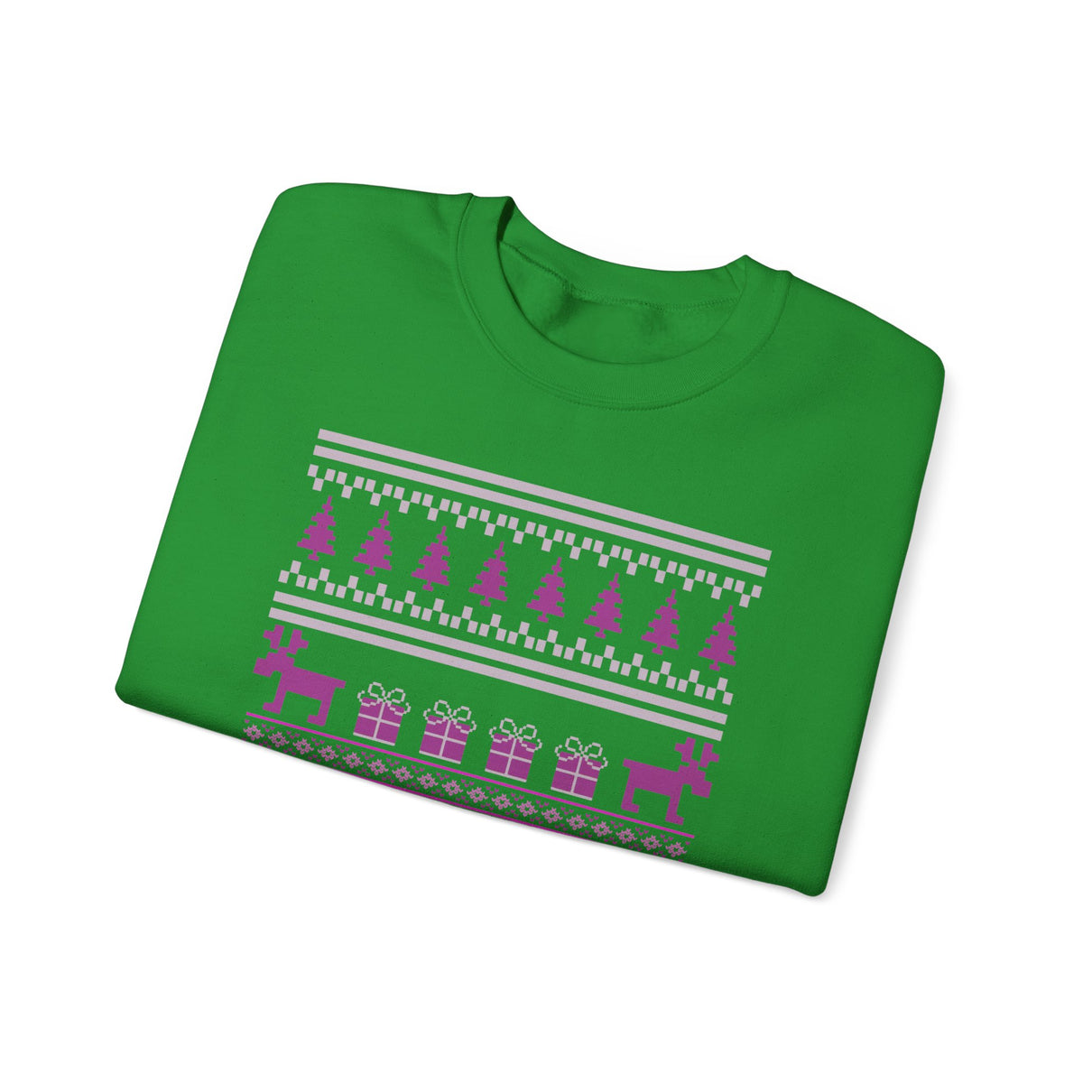 Ho Ho Dirty Ho Bag "Ugly Christmas Sweater" Unisex Heavy Blend™ Crewneck Sweatshirt (Sizes S-5X)