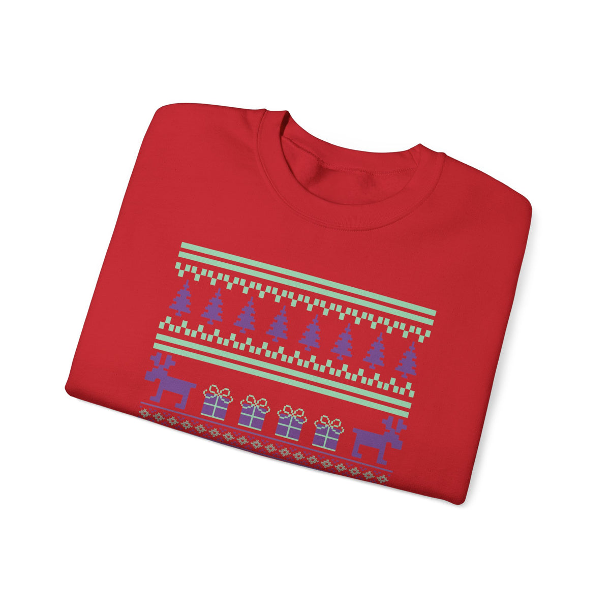 Ho Ho Dirty Ho Bag "Ugly Christmas Sweater" Unisex Heavy Blend™ Crewneck Sweatshirt (Sizes S-5X)