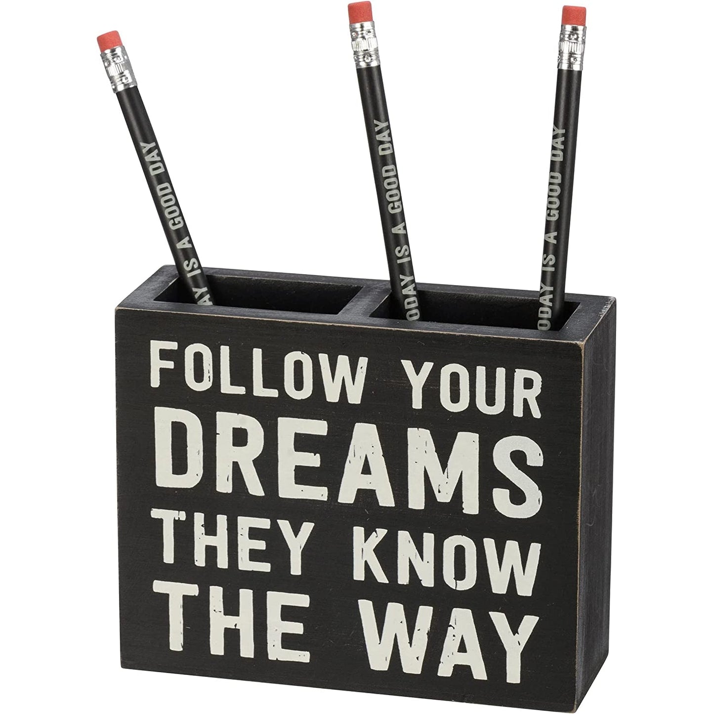 Follow Your Dreams Stationery Gift Set | Giftable | Notebooks, Pencils, Pen Holder