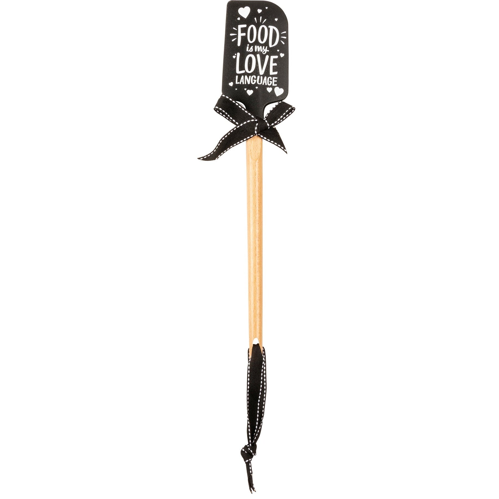 Food Is My Love Language Spatula With A Wooden Handle