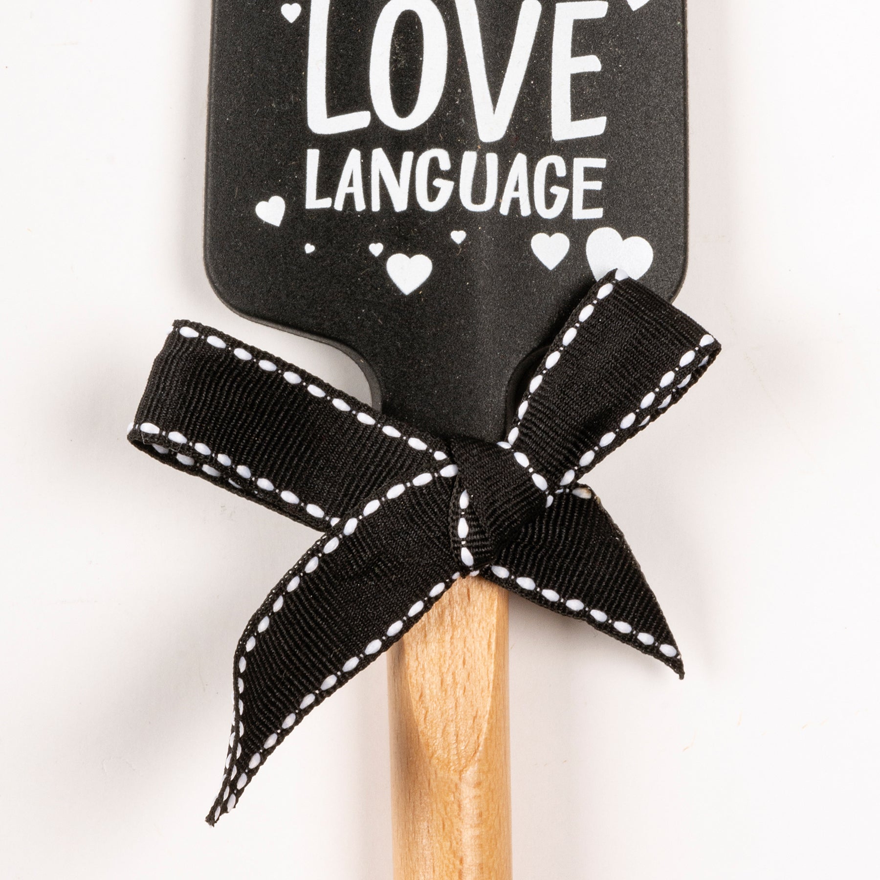 Food Is My Love Language Spatula With A Wooden Handle