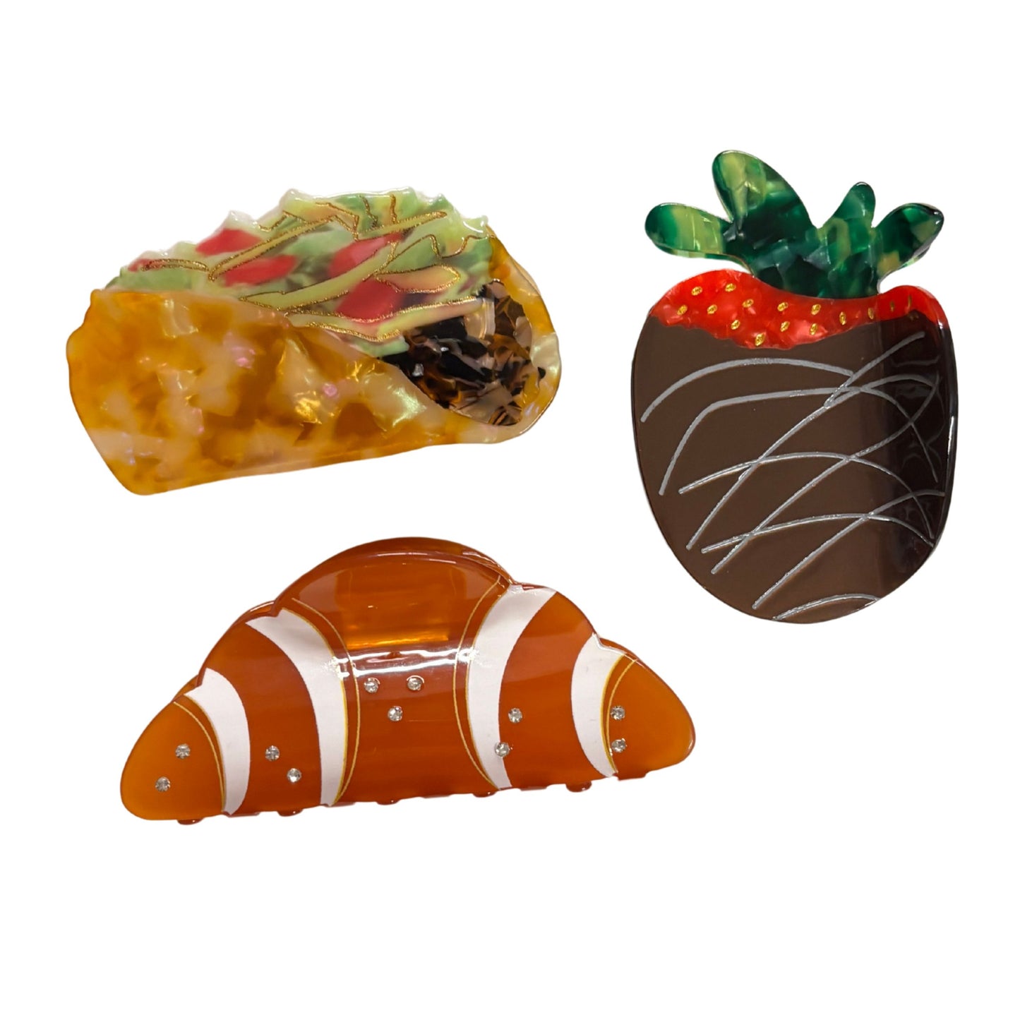 Food Lovers Hair Claw Gift Box