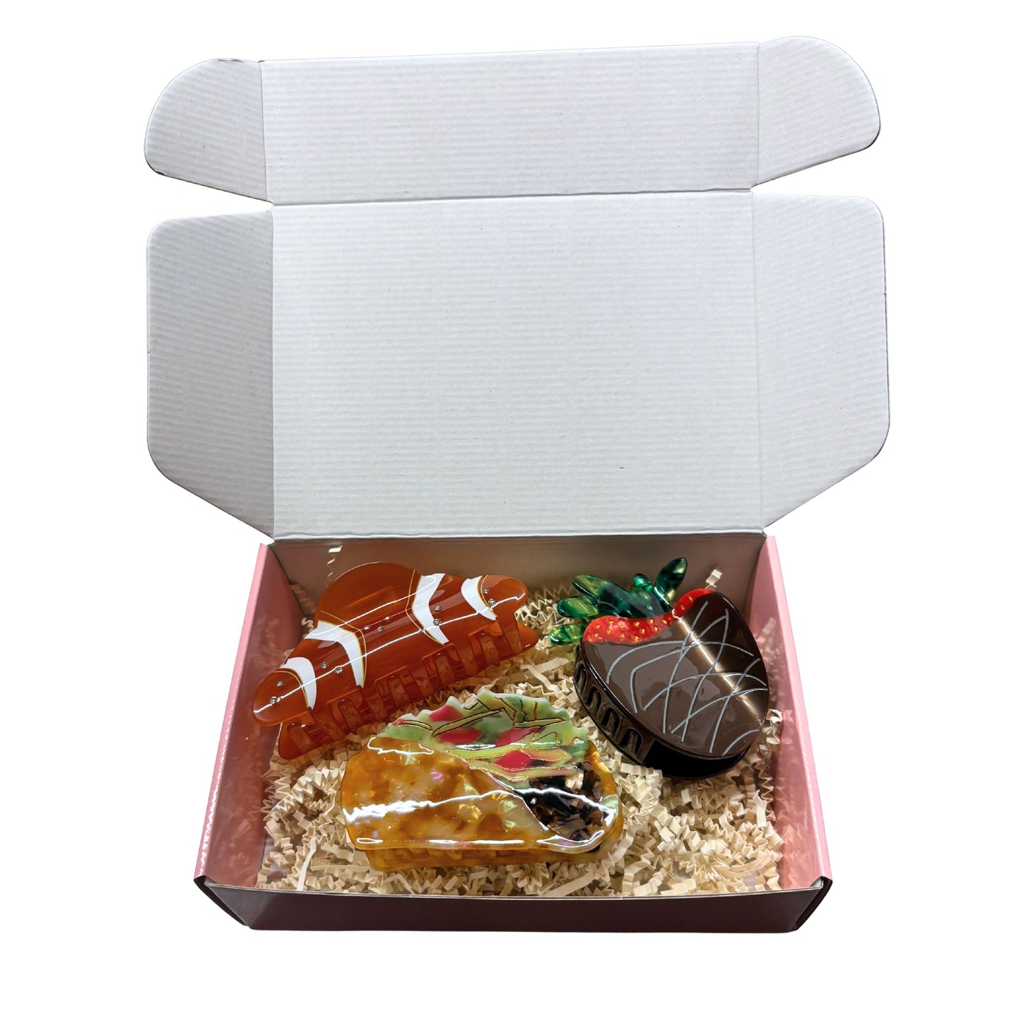 Food Lovers Hair Claw Gift Box