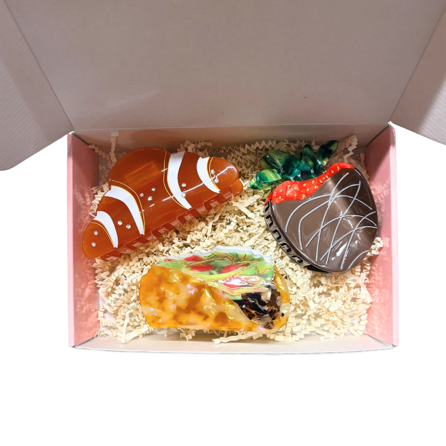 Food Lovers Hair Claw Gift Box