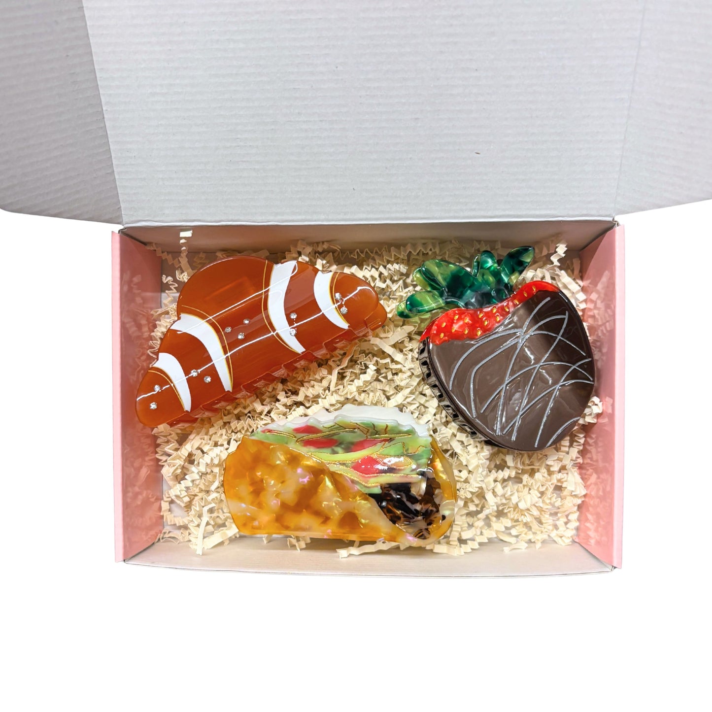 Food Lovers Hair Claw Gift Box