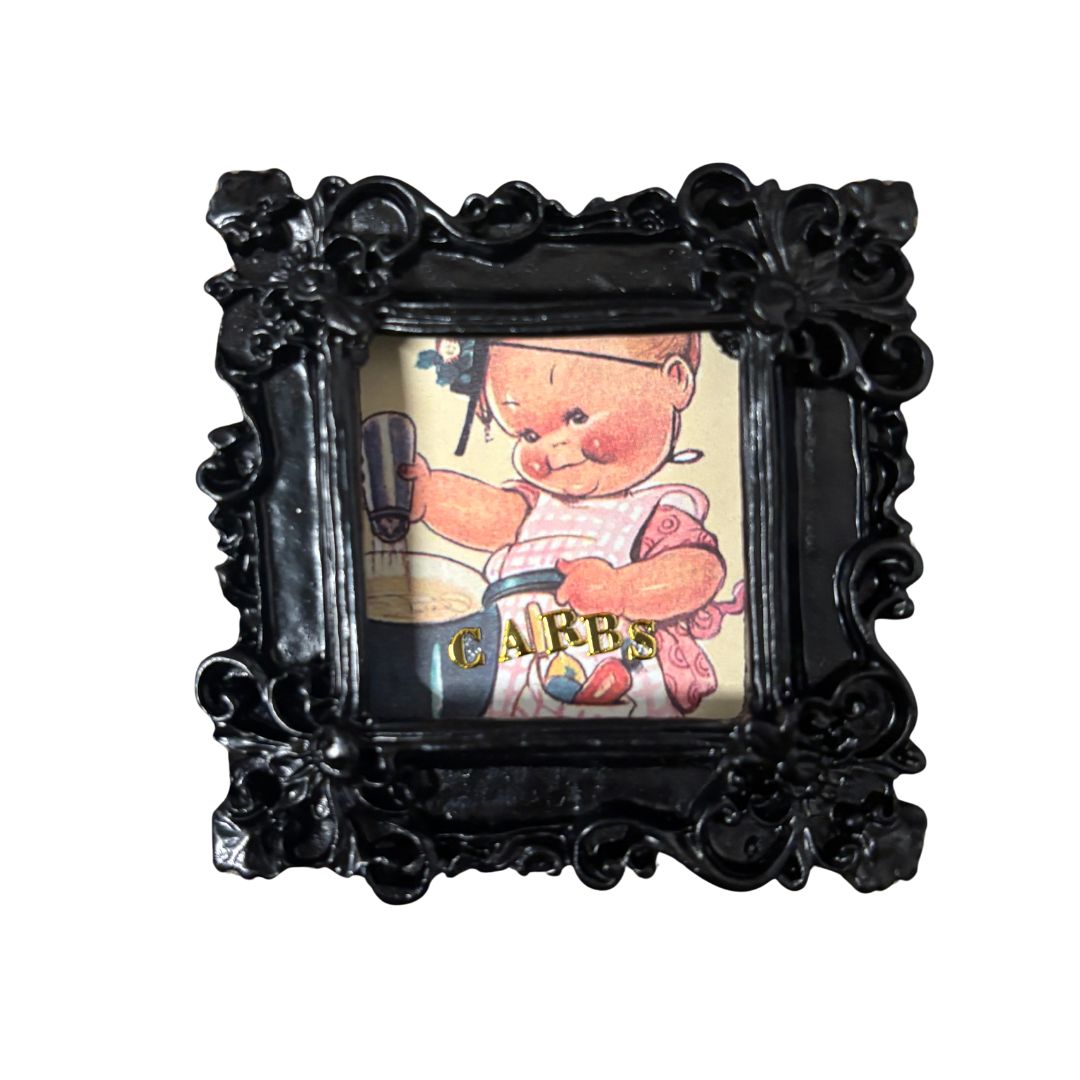 Framed Vintage Art Magnets | Handmade Mini Fridge Art by Renaissance Fart