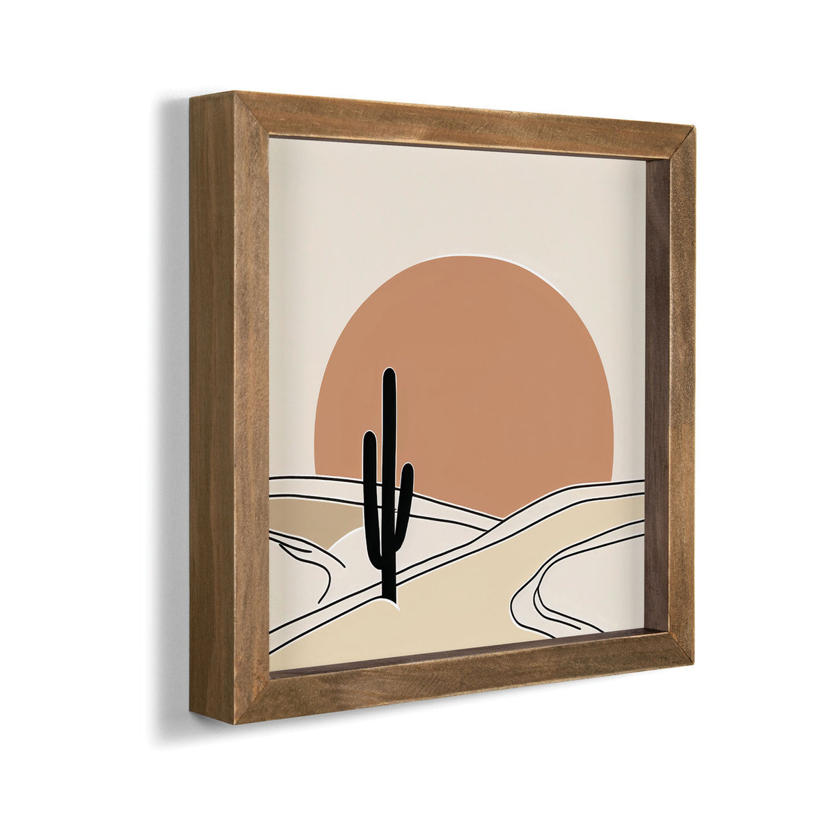 Framed Art - Cactus angle