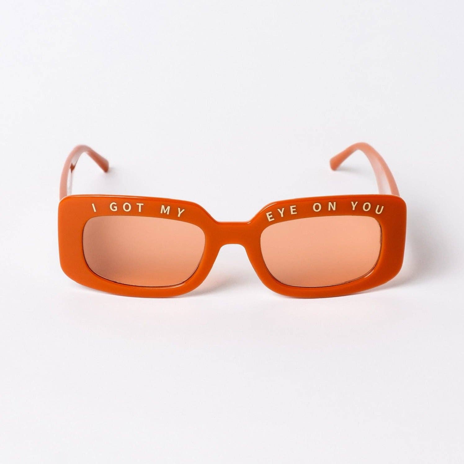 Free People x INDY "I Got My Eye On You" Orange UV400 Sun Protection Sunglasses