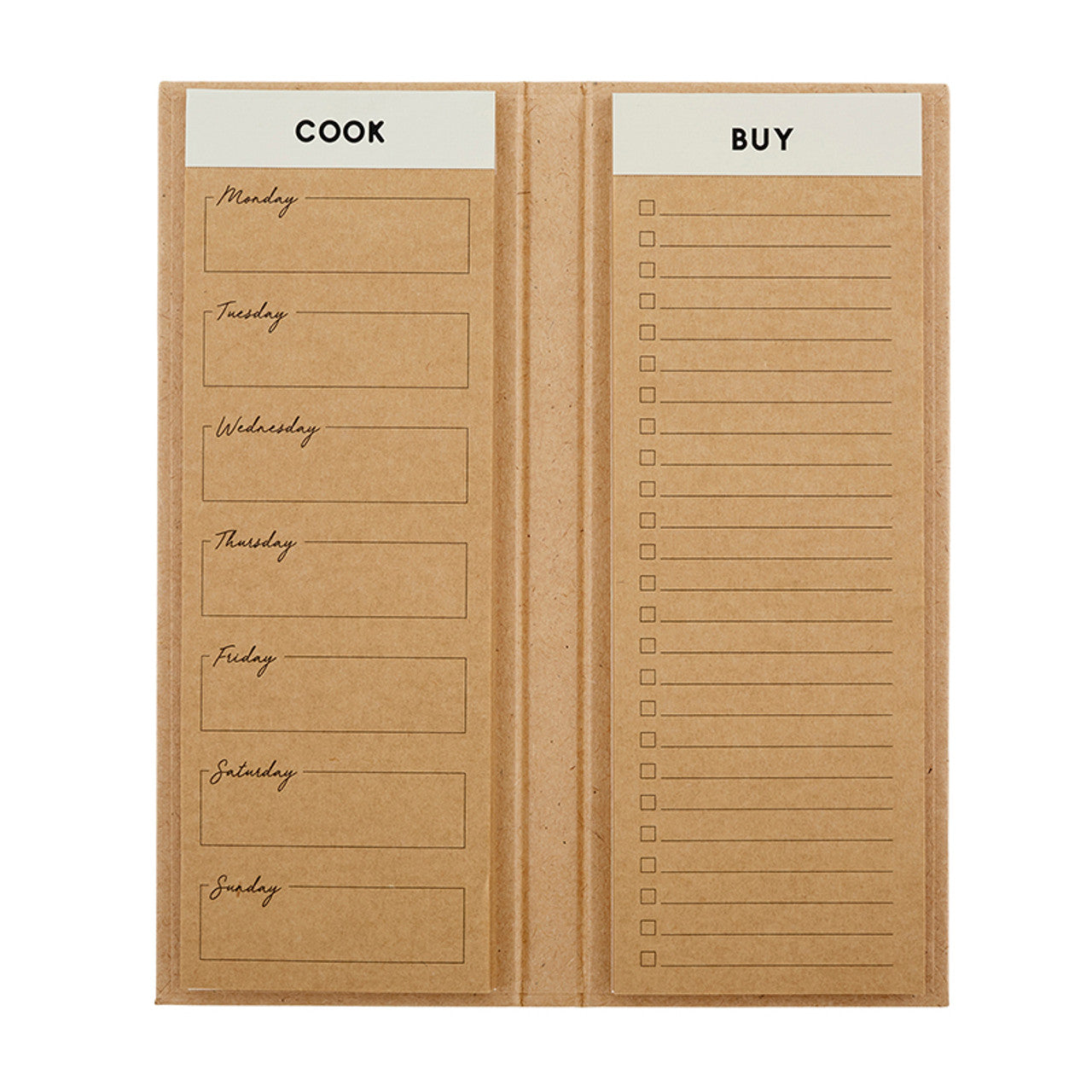 Fresh + Local Weekly Meal Planner | Shopping List Pad Organizer | 3.5" x 9"