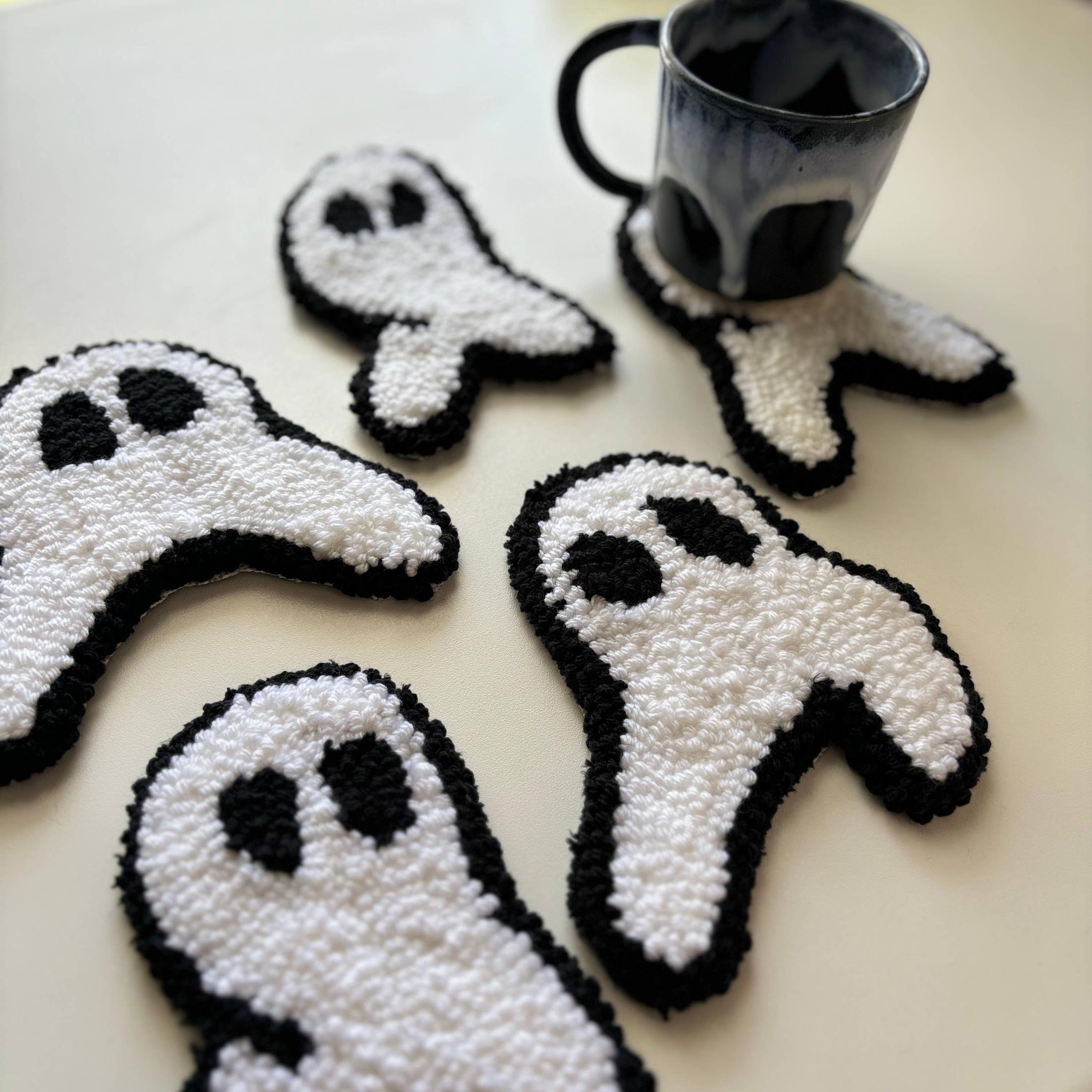 Fresno Nightcrawler Cryptid Mug Coaster | Handmade Hand Tufted Mug Rug ...