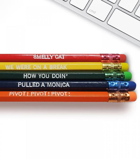 Friencils Pencils | Unsharpened Wooden Pencils With Wordings | 8“ x 2.5"