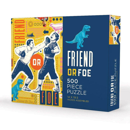 Friend Or Foe Puzzle | Retro Sports Jigsaw Puzzle | 500 Pieces
