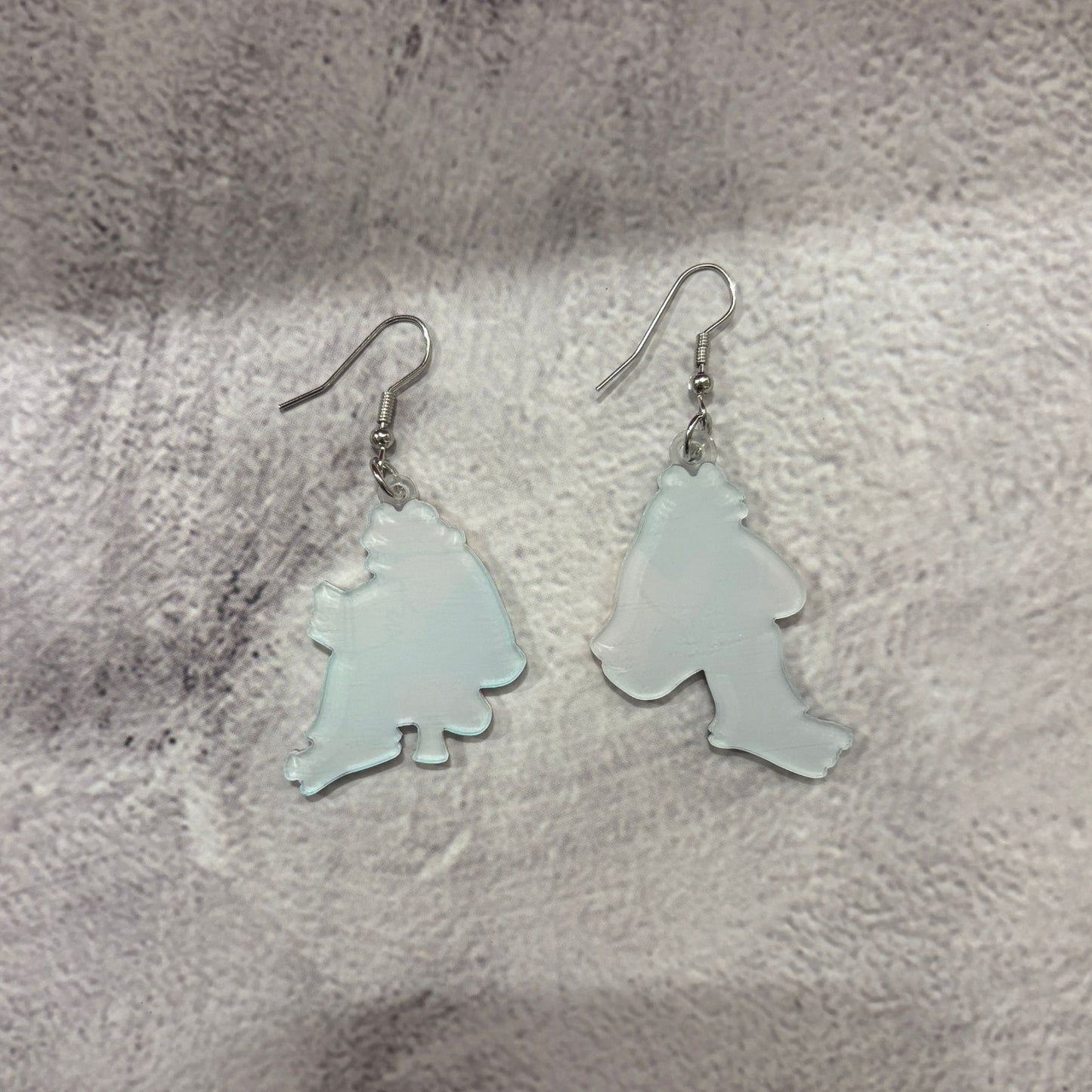 Frog Friends Reading Books Earrings | Cute Acrylic Book Lover Gift & Quirky Frog Jewelry