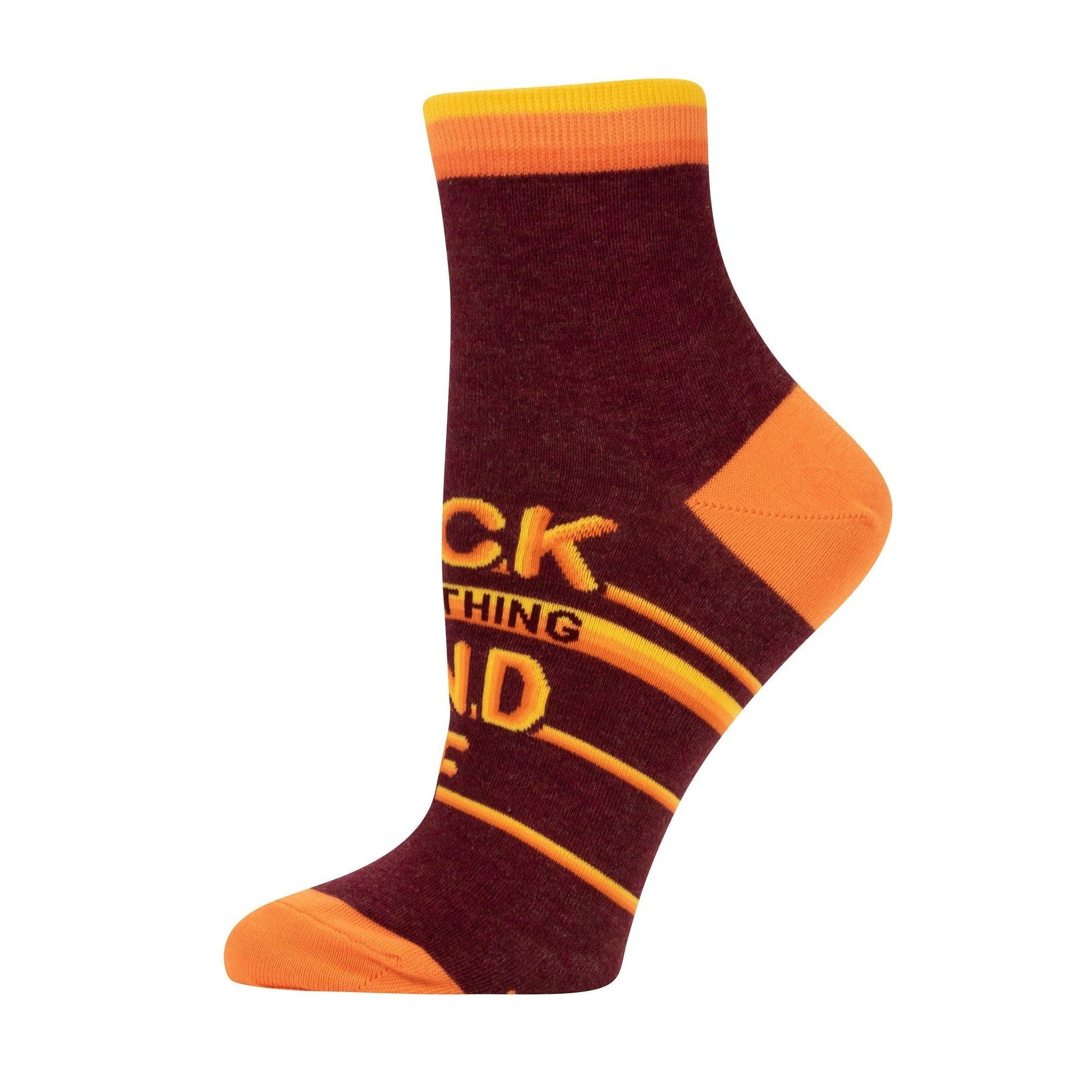 Fuck Everything Kind Of Women's Ankle Socks | BlueQ at GetBullish