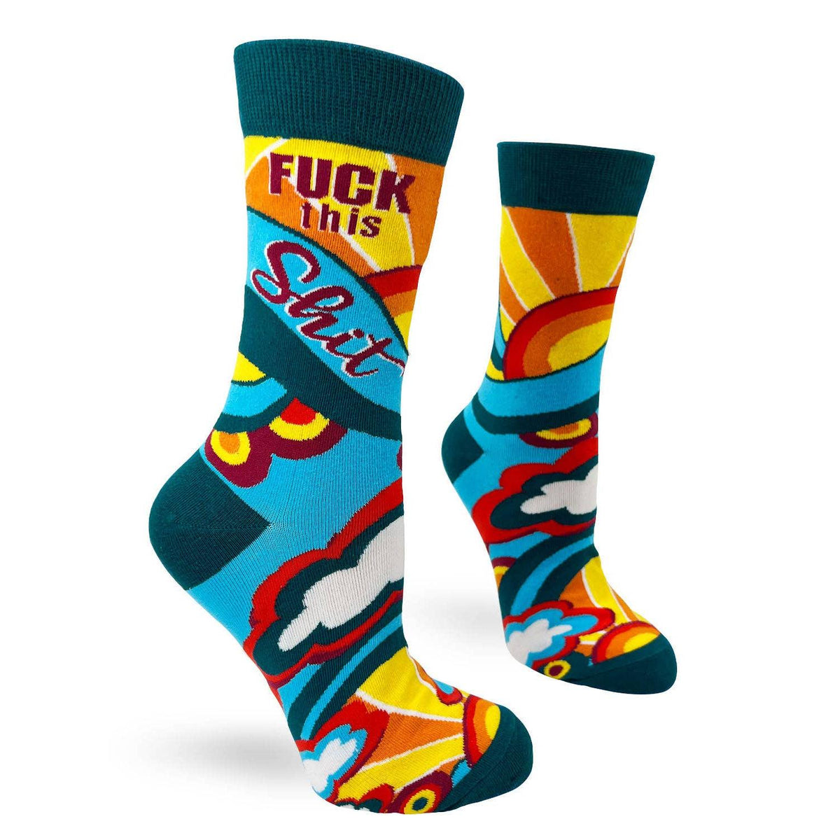 Fuck This Shit Women's Crew Socks-Fabdaz-The Bullish Store