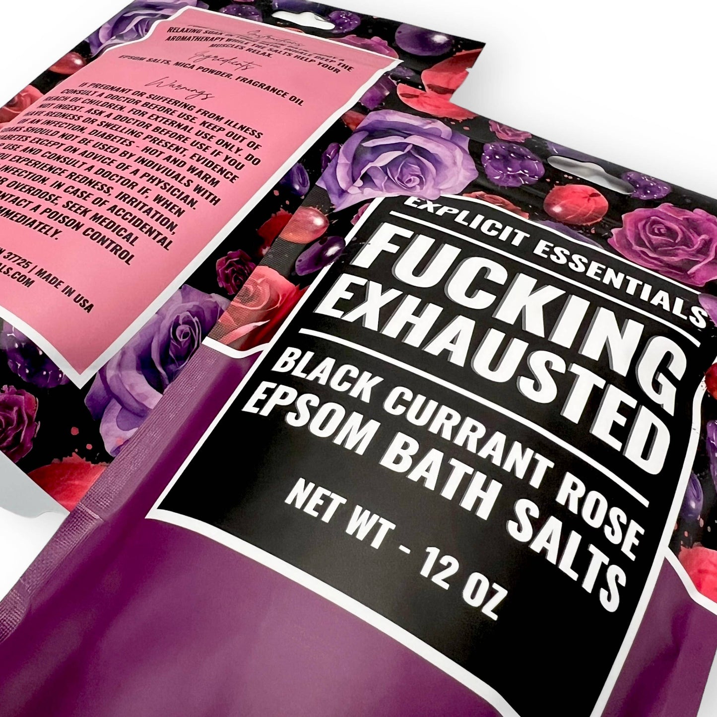 Fucking Exhausted Bath Salts | 12oz Bag-Explicit Essentials-The Bullish Store