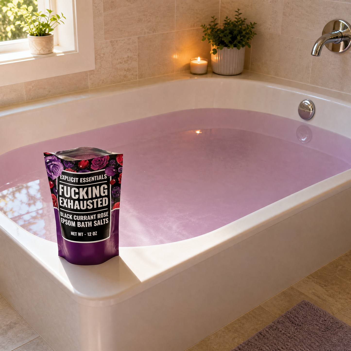 Fucking Exhausted Bath Salts | 12oz Bag-Explicit Essentials-The Bullish Store