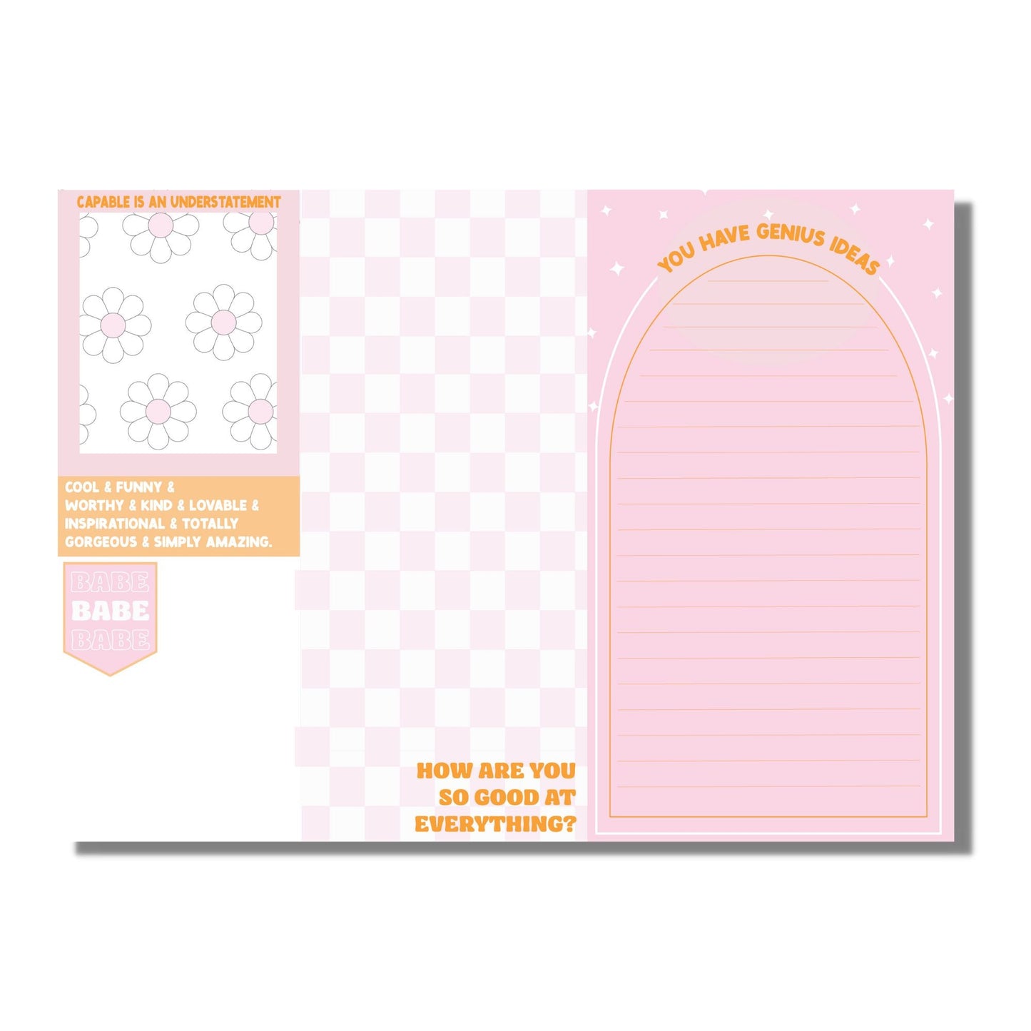 Fun Club Complimentary Notepad Set | 5 Notepads in One Giftable Set