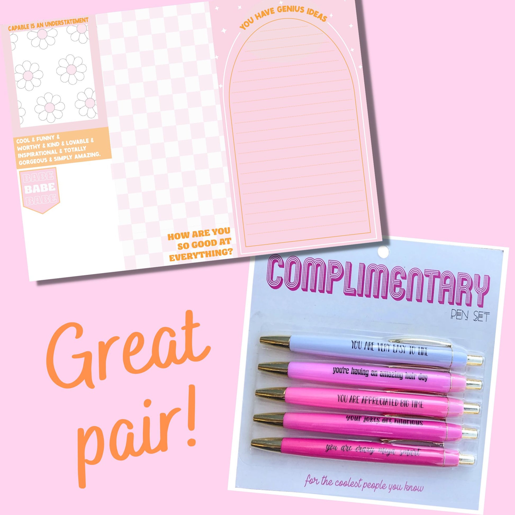 Fun Club Complimentary Notepad Set | 5 Notepads in One Giftable Set