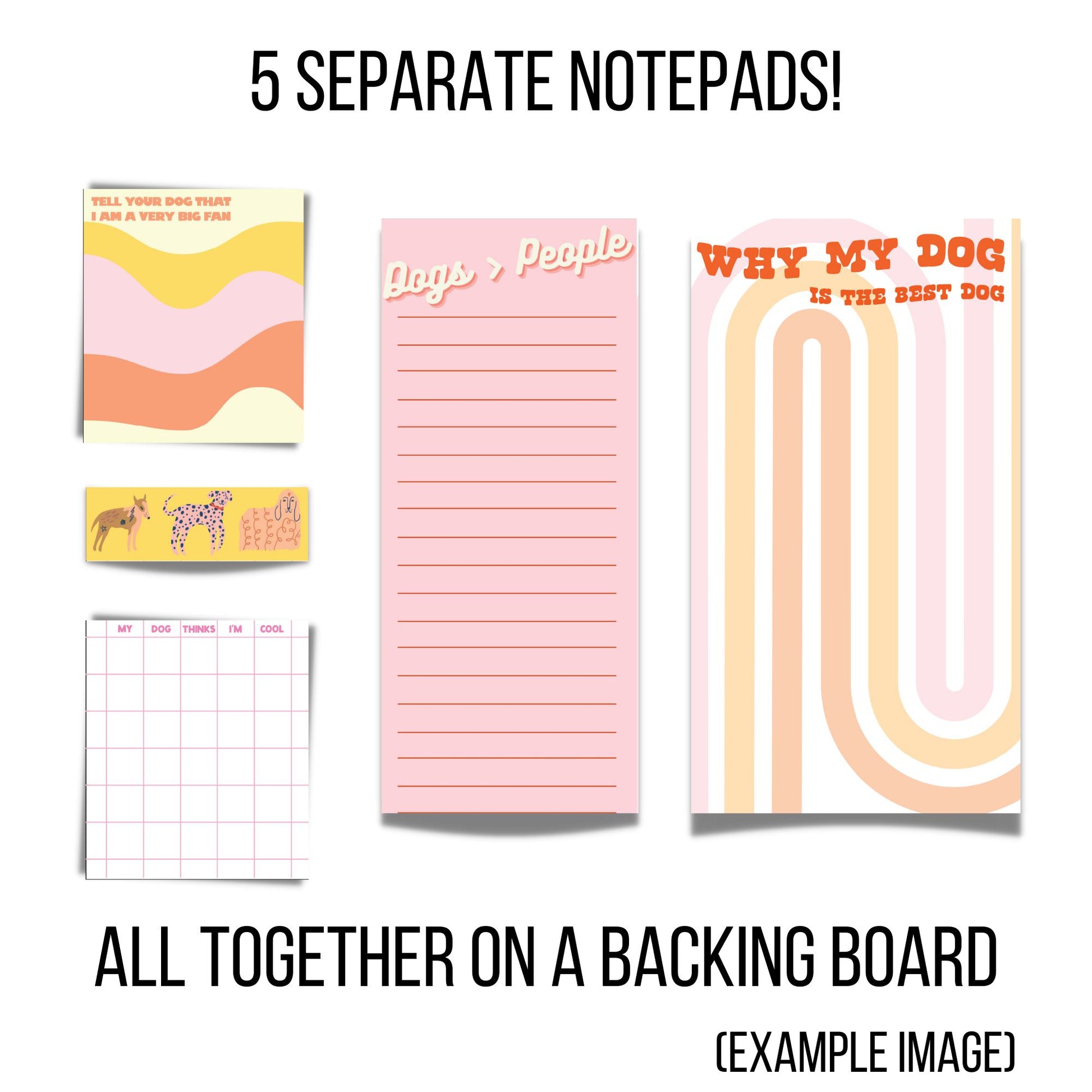 Sarcasm Notepad Set | 5 Notepads in One Giftable Set