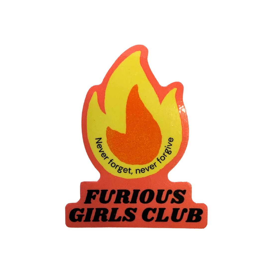 Furious Girls Club Sticker | Vinyl Die Cut Decal