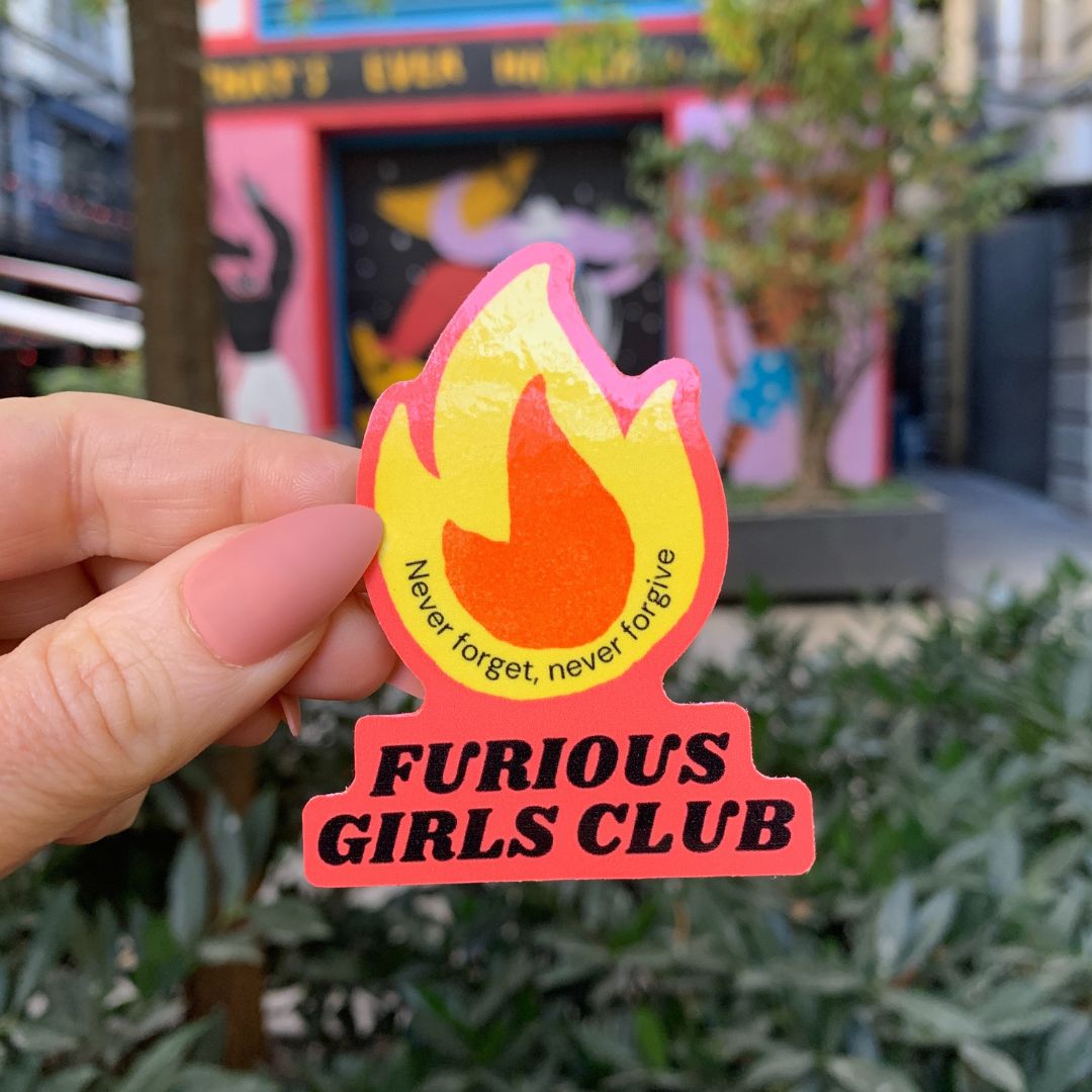 Furious Girls Club Sticker | Vinyl Die Cut Decal