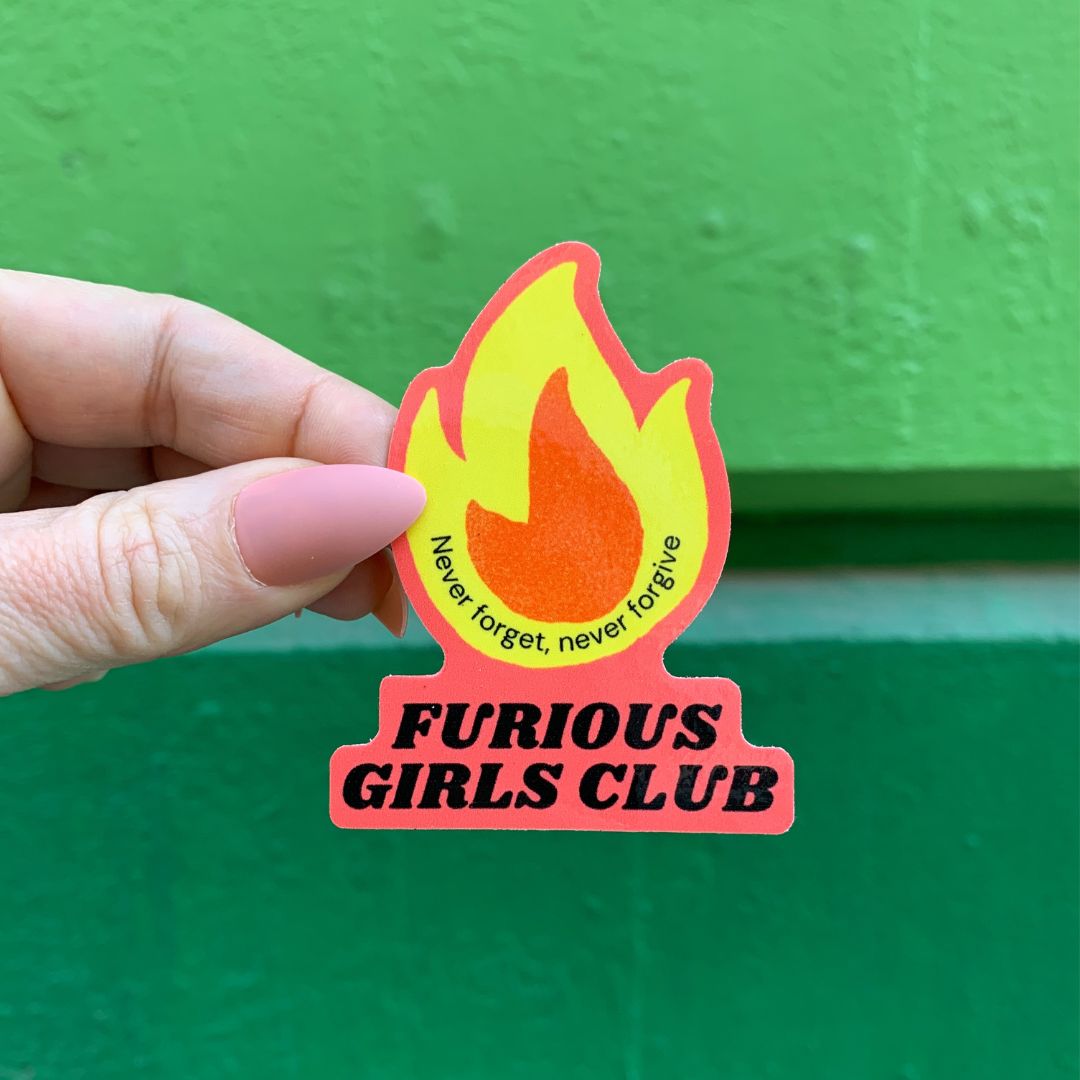 Furious Girls Club Sticker | Vinyl Die Cut Decal