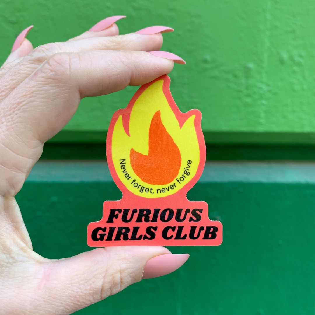 Furious Girls Club Sticker | Vinyl Die Cut Decal