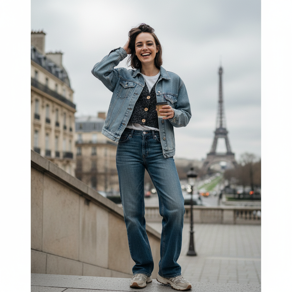 Fuzzy Animal Print Button Front Sweater Vest Cropped Top in Charcoal or Camel [Sizes SM–L]